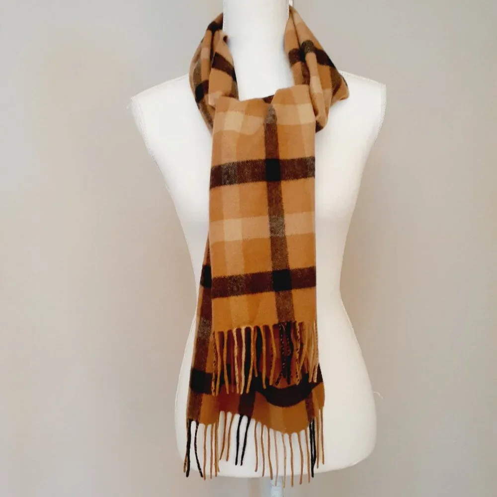 Phenix Cashmere Plaid Scarf